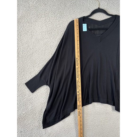 Planet‎ Lauren G Sweater Womens OS One Size Perforated Runs Modal Artsy NWT - Picture 4 of 10